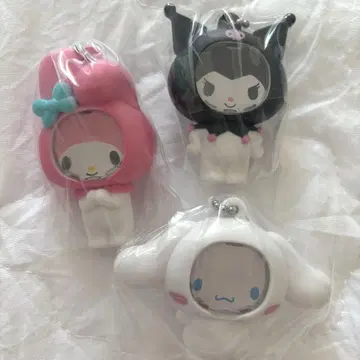 새상품 산리오 얼굴 부착 가챠가챠 마이멜로디 시나모롤 쿠로미