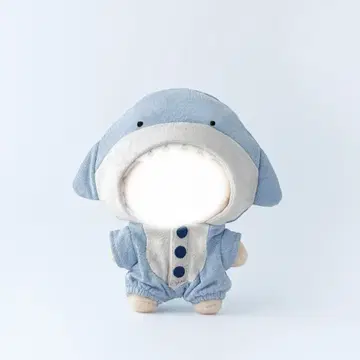 이츠누이 오키가에 시리즈 상어 올인원 라이트 블루 누이 의류 인형옷