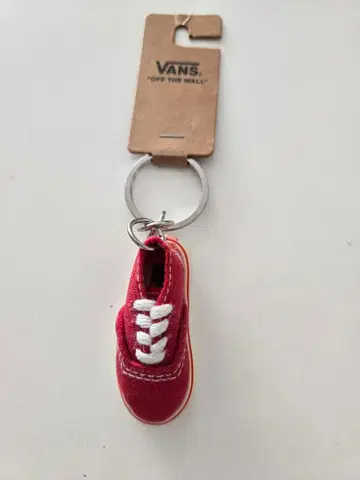 VANS 스니커즈형 키링 레드