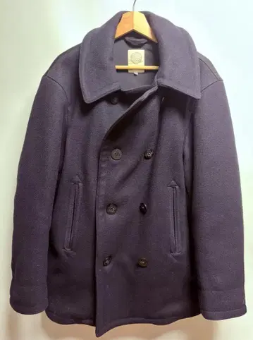 00' GENERAL RESEARCH PEA COAT P 코트 M 네이비