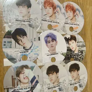 treasure mumo K-POP 아이돌 부채 10장 세트