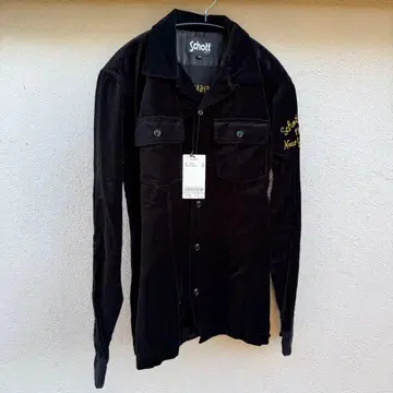 Schott 벨로아 긴팔 셔츠 S 사이즈