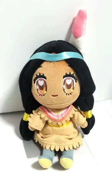 택 포함 tiny 봉제 인형 타이거 릴리 피터팬 디즈니 스토어