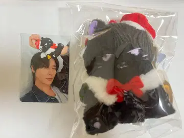 MONMUNGCHI 창균 산타 봉제 인형 포카 포함