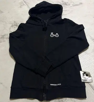 레어 기나시 사이클 패트 지퍼 후드티 2 블랙 빅 지퍼 XL