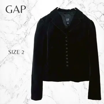 갭 스웨이드 깔끔한 포멀 테일러드 자켓 S-M 상당