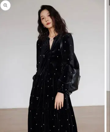 오로라 부티크 벨로아 원피스