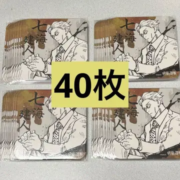 주술회전 아트 코스터 나나미 켄토 40개