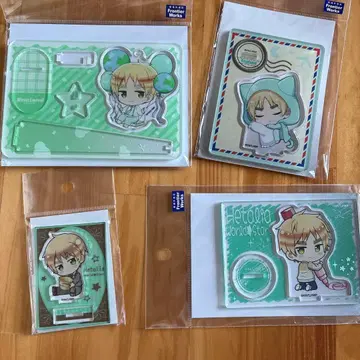 헤타리아 영국 아크릴 스탠드 4개 세트