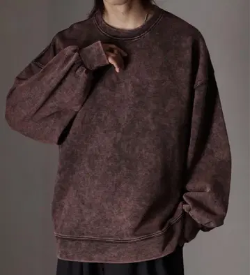 welise 스웨트 셔츠 와인 L