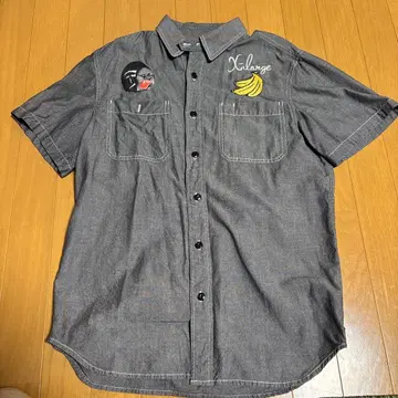 XLARGE 반팔 셔츠 M 사이즈 다크 그레이