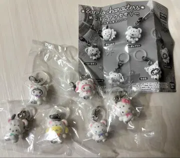 산리오 캐릭터즈 메지루시 액세서리 후와후와 스노우 컴플리트