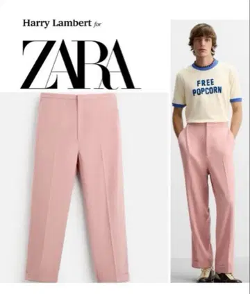 ZARA 하이웨스트 슬랙스 남성용 USA 사이즈 30