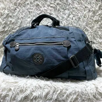 Kipling 나일론 3way 보스턴 백 숄더 경량 블루