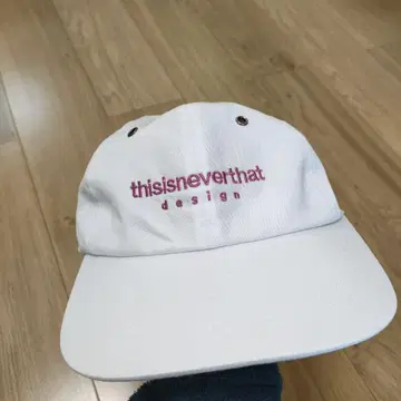 thisisneverthat 자수 로고 (와인 레드 색상) 캡