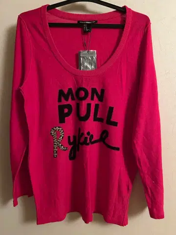 H&M x 소니아 리키엘 콜라보 상품 핑크 니트 S