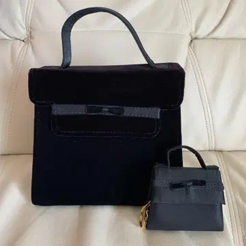 [ 영국 구매 / 미사용품 ] LAURA ASHLEY 블랙 포멀 백 세트