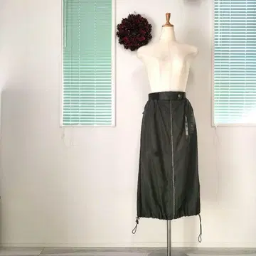 드로스트 포함 카고 스커트