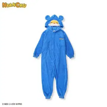 NyanChu 냥츄 인형옷 플리스 점프수트 파랑
