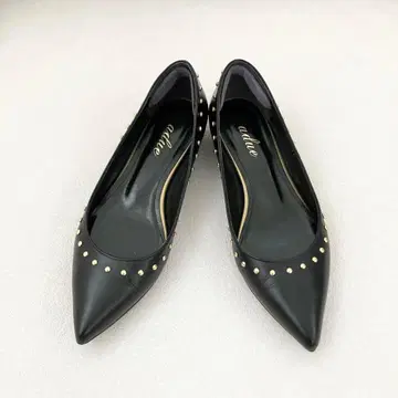 adue 스틸레토 스터드 블랙 23cm