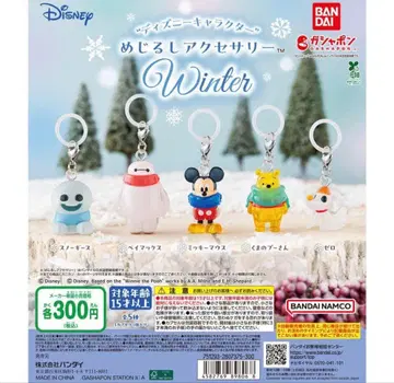 디즈니 캐릭터 메지루시 액세서리 WINTER 컴플리트