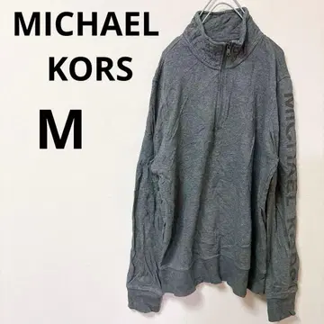 새상품급 MICHAEL KORS [ M ] 하프 지퍼 맨투맨 그레이