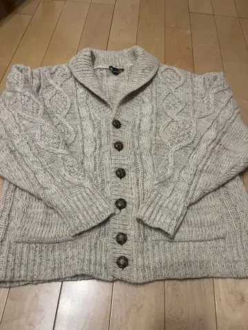 아란 니트 싸개 버튼