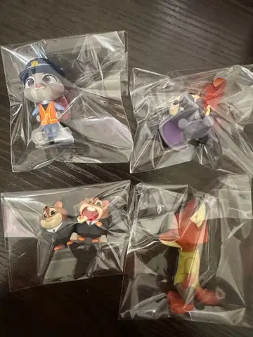 주토피아 나라붕데스. 전 4종 컴프리셋