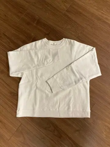 ATON 맨투맨 와이드 실루엣 그레이