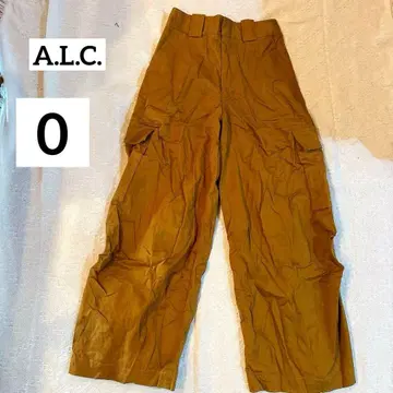 [ 하자품 ] A.L.C. [ 0 ] 카고 팬츠 브라운 와이드 팬츠