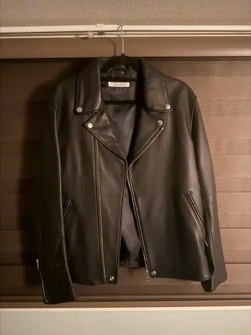 JOURNAL STANDARD 블랙 가죽 더블 라이더 자켓