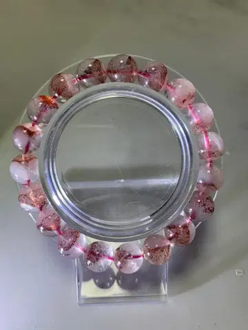 레피도크로사이트 인 쿼츠 (파이어 쿼츠) 10mm 안지름 16cm