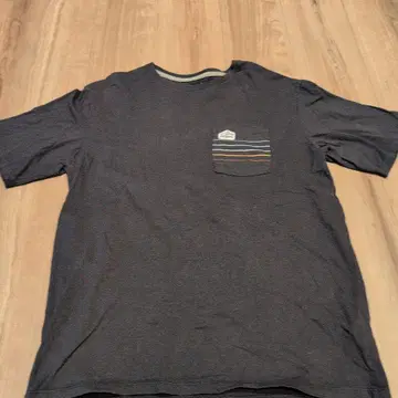 patagonia 다크 그레이 반팔 T셔츠