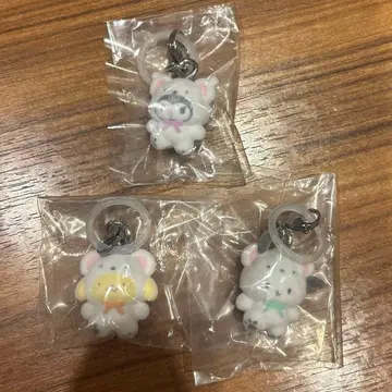 산리오 포근포근 스노우 메지루시 액세서리