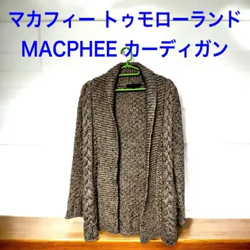 MACPHEE 맥피 니트 가디건 투모로우랜드