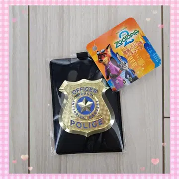 주토피아 2 경찰 배지풍 패스 케이스 닉 주디 TOHO 한정판 경찰 수첩