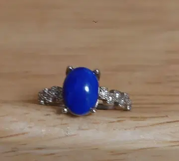 오사카 엑스포 네팔관 청금석 반지 실버