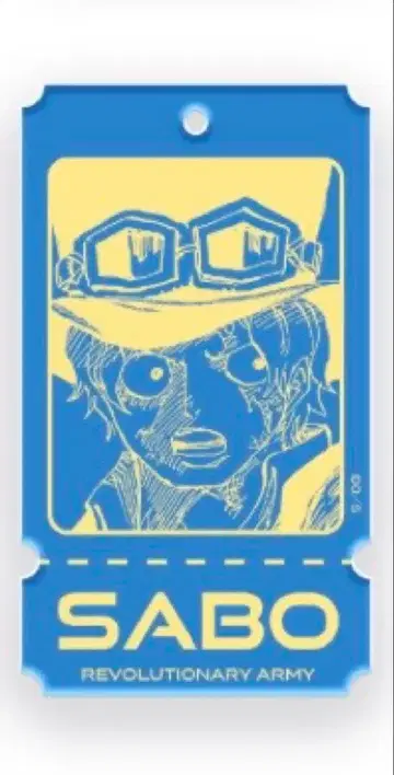 ONEPIECE BASESHOP 캐릭터 티켓 키링 사보