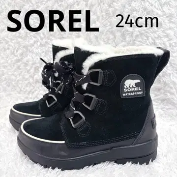 [새상품급] SOREL 소렐 OutDry 방수 윈터 부츠 24cm 블랙