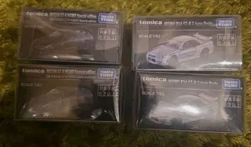 재팬 모빌리티 쇼 토미카 프리미엄 GTR 2종 4대 클리어 케이스 포함