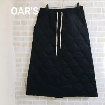 OAR'S 퀼팅 다운 스커트