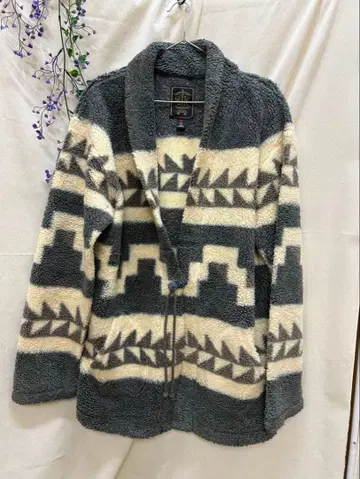 GYPSY & SONS 가운 블루종 롱 기장 보아 가디건