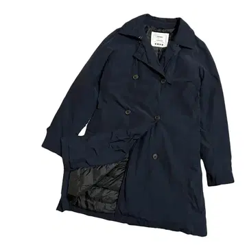 PLST 플라스테 다운 트렌치코트 네이비