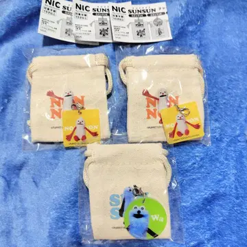 퍼펫 순순 논논 마스코트 참 포함 미니 복조리