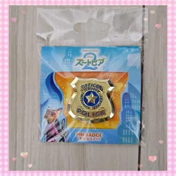 주토피아2 경찰관 배지 주디 핀 배지 극장 굿즈
