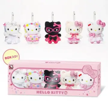 [세븐넷 한정판] 헬로키티 봉제 인형 참 5체 세트