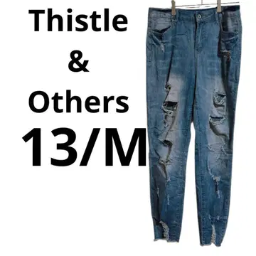 Thistle & Others [ 13/M ] 스키니 데님 데미지 가공
