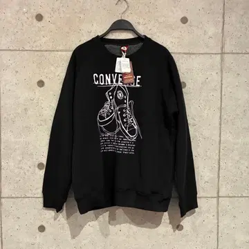 컨버스 속기모 트레이닝복 블랙 LL 사이즈 미착용 새상품