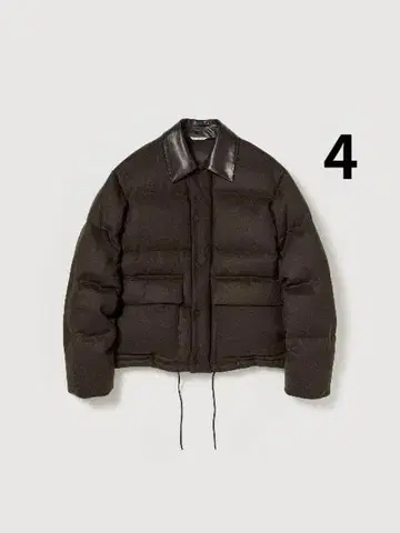 BABY CAMEL FLANNEL DOWN BLOUSON 4 브라운