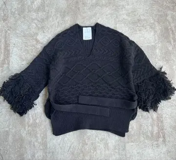 엘렌딕 프린지 두툼한 니트